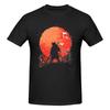 Piece Retro Samurai Cat Novelty Cotton TShirt Samurai Cat Tees Tops For Unisex