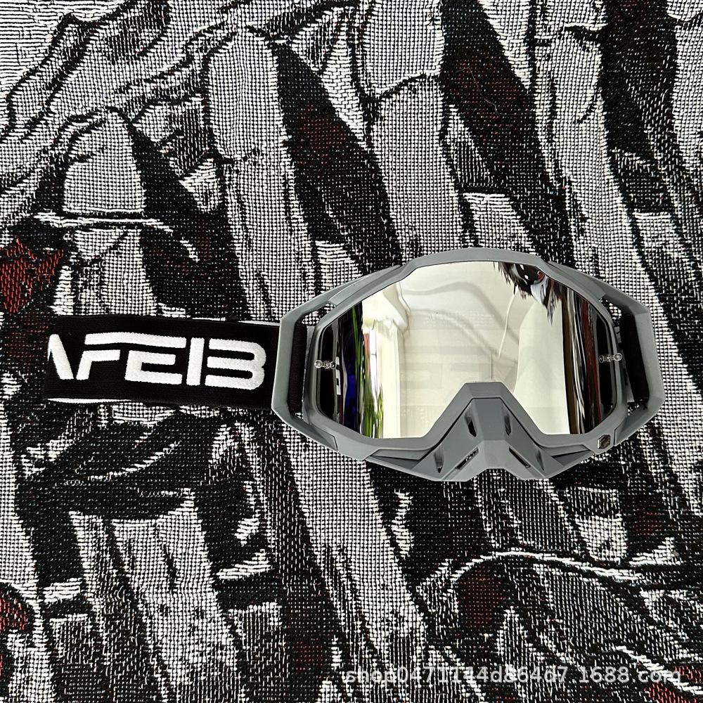NAFEIB Motorcycle goggles for outdoor sports, off-road, windproof, for men and women riding motorcycles