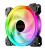 COOLMOON Radiance RGB 12см Светодиодный вентилятор охлаждения с двойным отверстием для настольных компьютеров