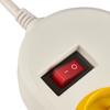Extension cord 1.5m 5 sockets WHITE KD4000