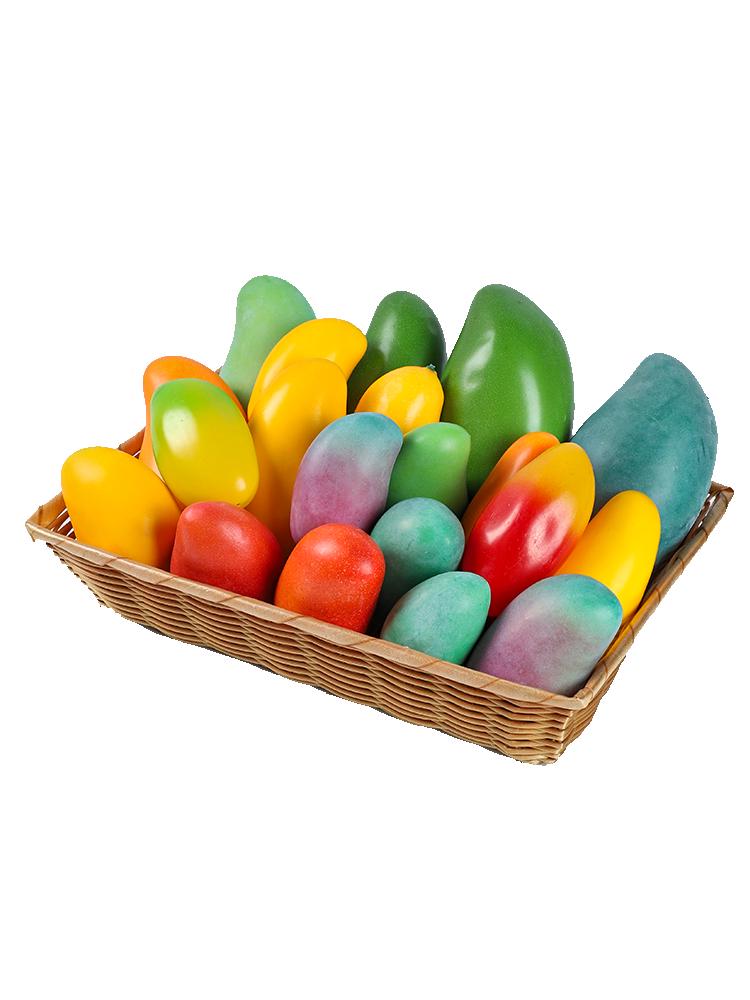 Mango Foam Fruit Model for Photography Prop & Children's Role-Play