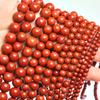 20/30/40 шт. 4/6/8/10 мм DIY круглые бусины из красного камня, подвески, аксессуары для изготовления ювелирных изделий, браслеты из натурального камня
