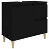 VidaXL Bathroom Cabinet Black 65x33x60 Cm Engineered Wood 819821