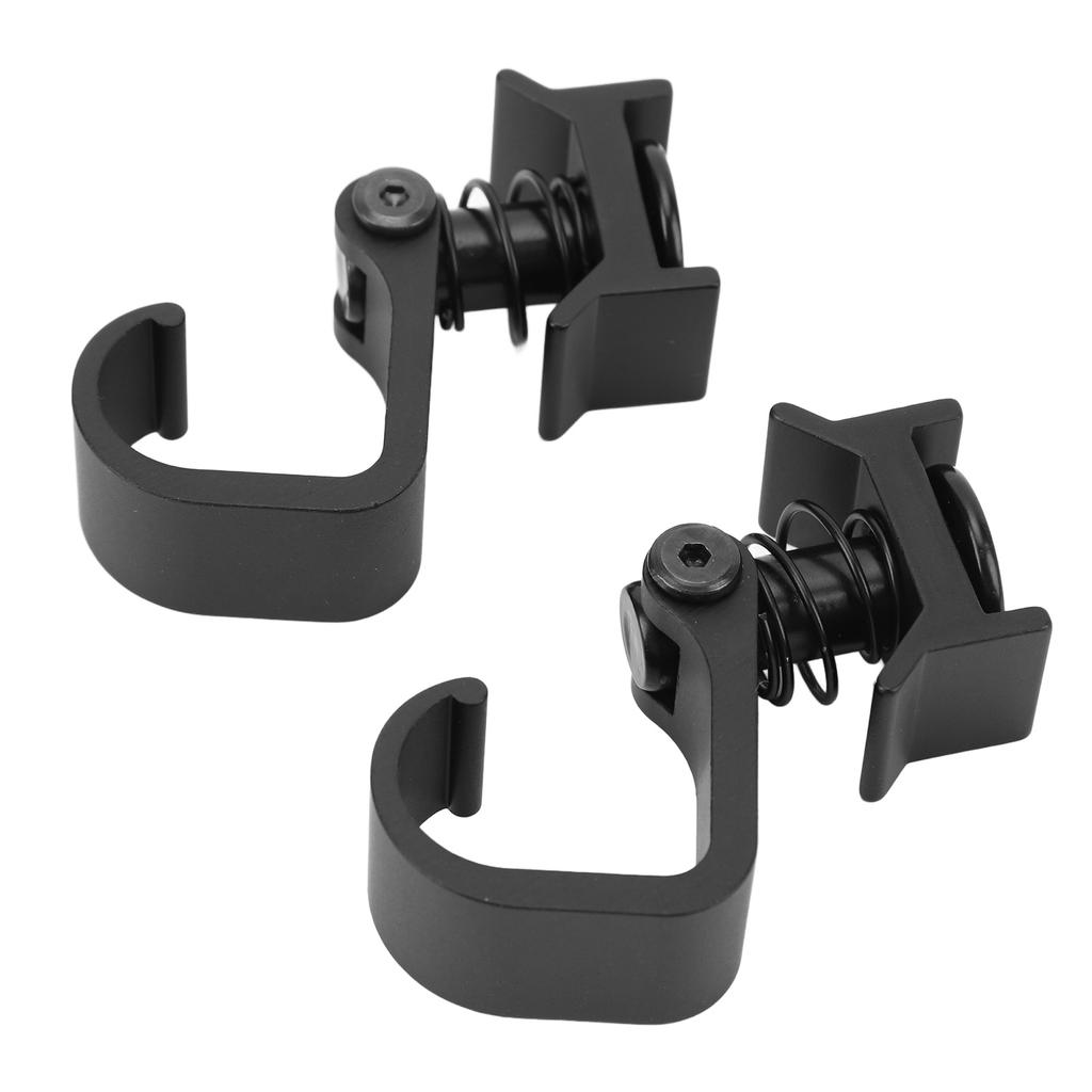 1 Pair L Rail Tie Down Anchor Point 360 Degree Rotation Base Tie Down Single Stud Fitting Hook for Truck Trailer UTV
