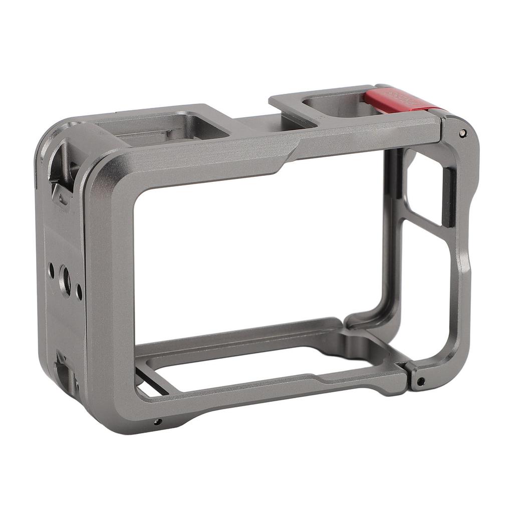 Action Camera Cage with Magnetic Base Anti Slip Pad Easy Disassembly Aluminum Alloy Protective Frame