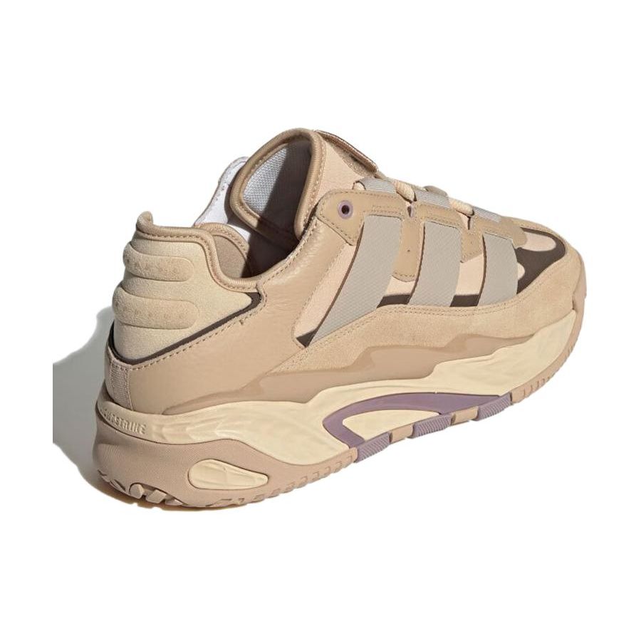 Adidas Originals Niteball 1.0 Круглый носок Минималистичные Нескользящие Прочные Полувысокие Повседневные Кроссовки Унисекс Повседневные Кроссовки Светло-розовый ID1118