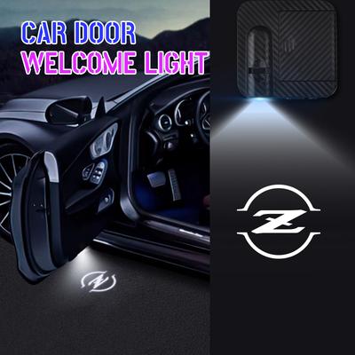 1/2 шт. Для Nissan Nismo 350Z 370Z 280ZX 300ZX Z33 Z34 240SX Логотип Светодиодная лампа подсветки двери Автомобильная дверь Приветственный свет Призрачный свет