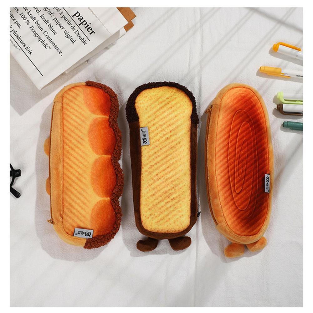 Креативный большой емкости пенал для хлеба Mood, канцелярская коробка, сумка для хранения школьных принадлежностей