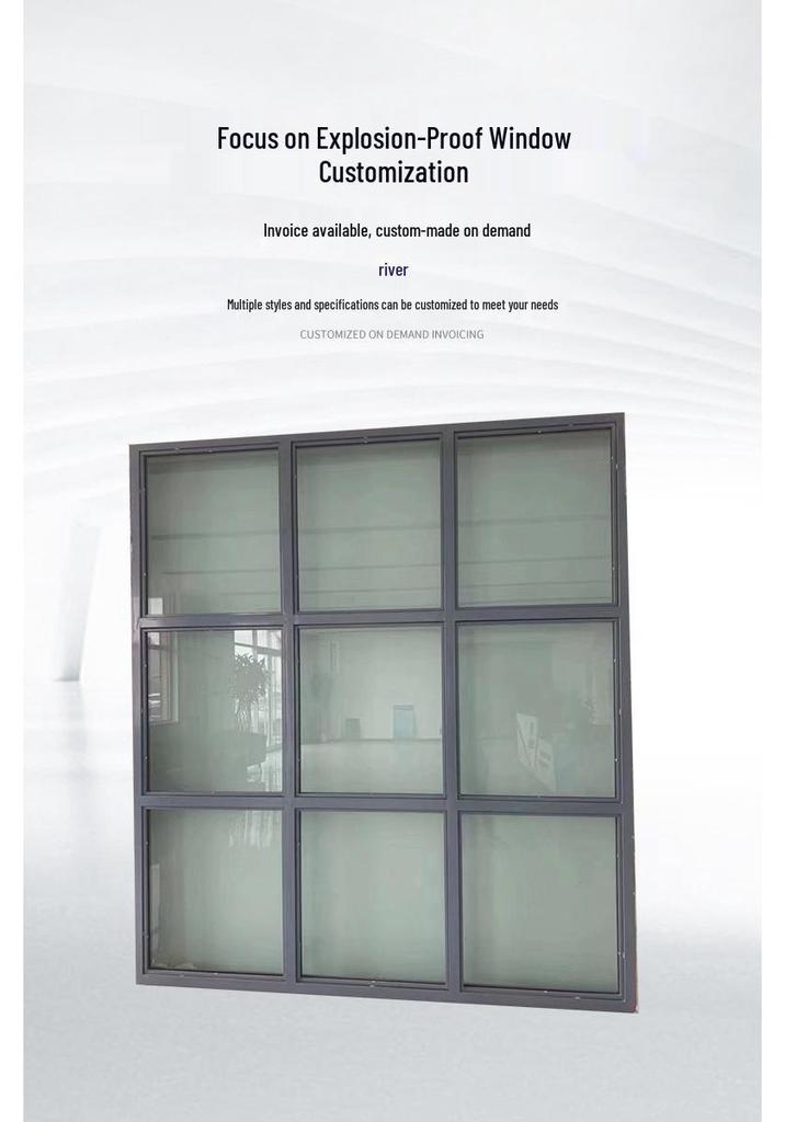 Pressure and High-Temperature Resistant Steel Explosion-Proof Window for Boiler Rooms, Chemical Plants, and Laboratories