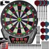 Electronic Dartboard Set with Aluminum Darts for Matepro - Professional Dartboard & Darts Kit for Home & Pub Games