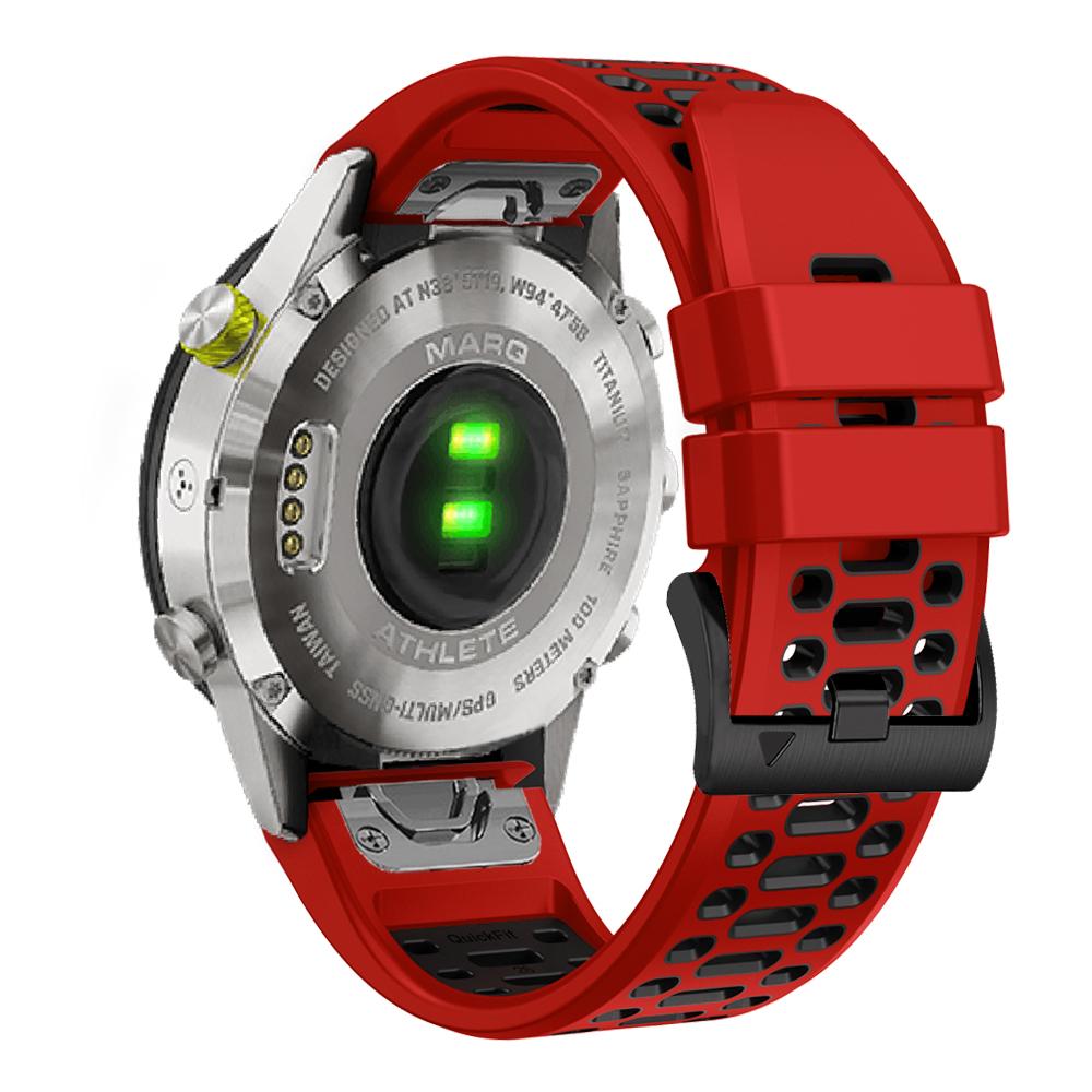 Силиконовый ремешок 26 мм 22 мм для Garmin Fenix ​​6X6 Pro 5X5 Plus 7X7 3HR 935 945 Enduro 2 QuickFit ремешок для часов браслет Correa