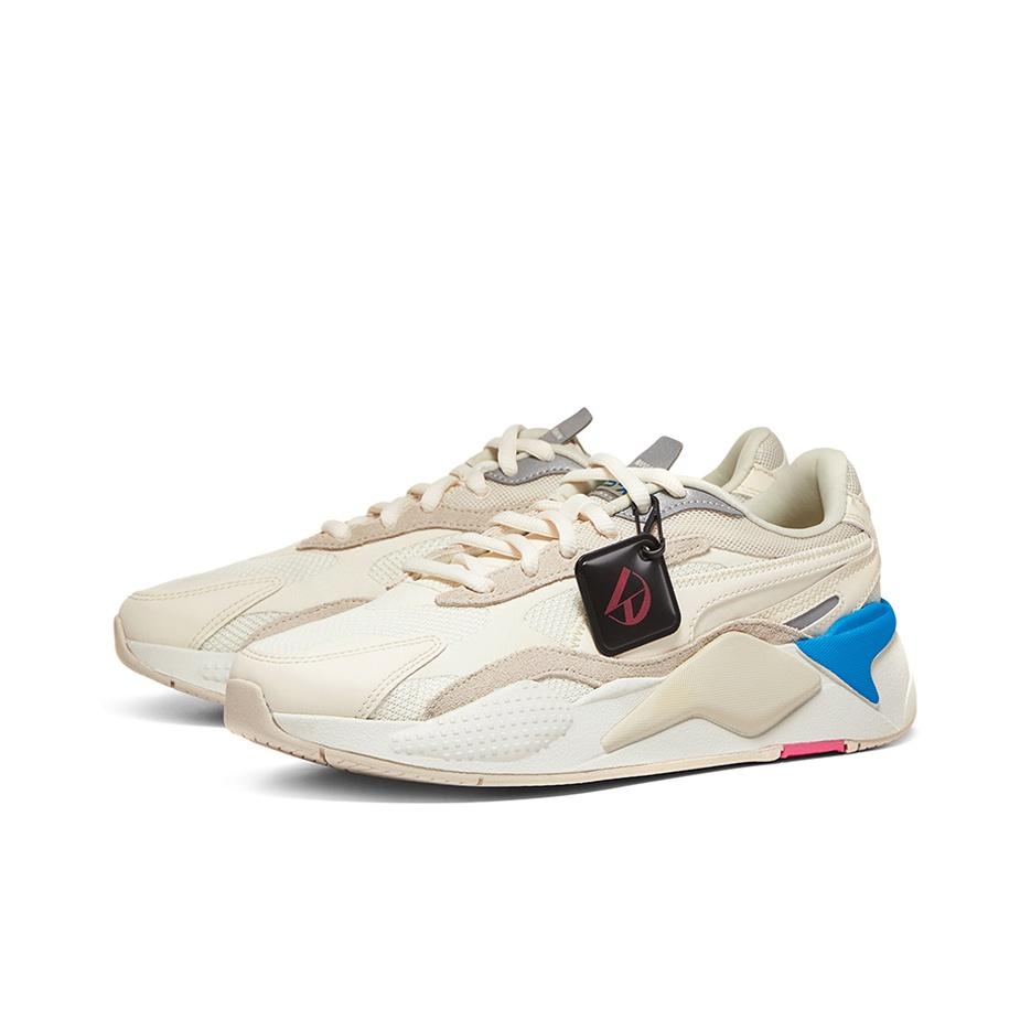 Puma Kang Daniel X RS-X Puzzle Текстиль Многослойная Кожа Классический Тренд Спортивные Низкие Кроссовки для Повседневной Носки Унисекс кроссовки Белый Синий 371570-26