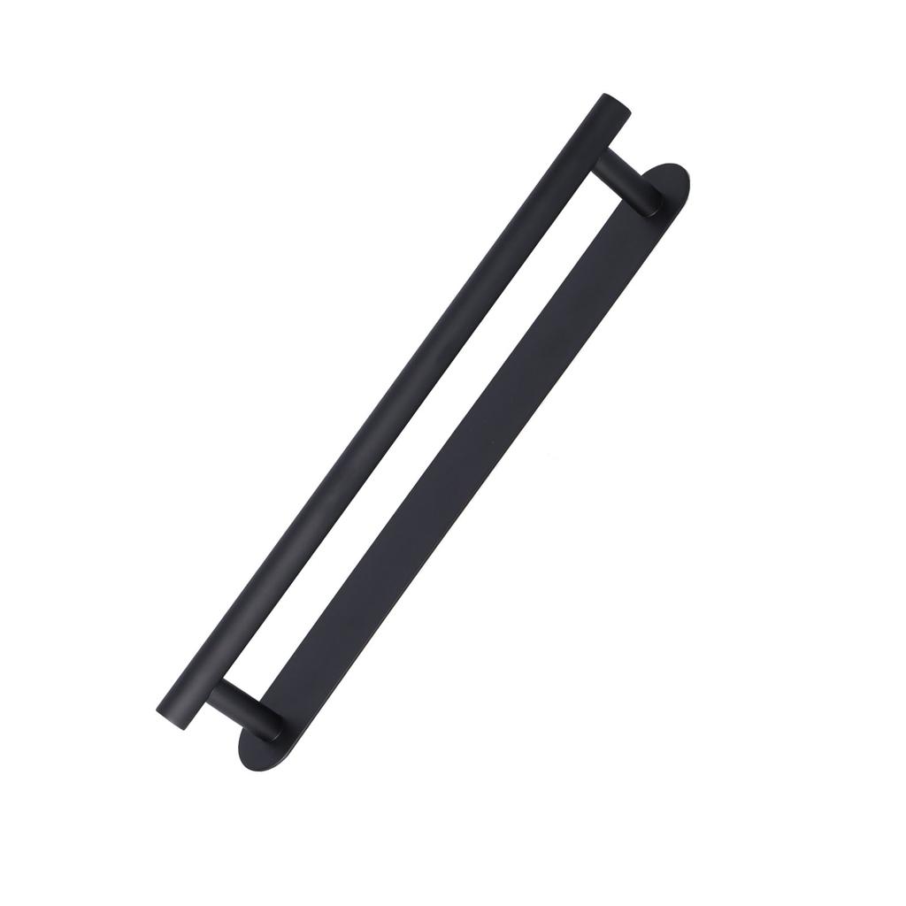 Вешалка для полотенец 304 нержавеющая сталь одинарная штанга самоклеящийся держатель для полотенец для кухни ванной комнаты 40см/15.7дюйм