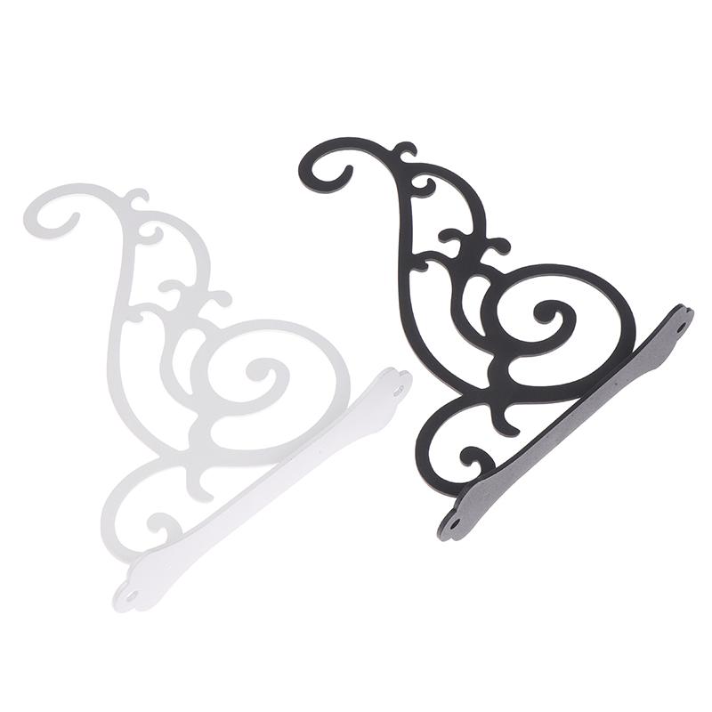 Hanging Bracket Hooks Hanger Wall Bird Flower Pot Basket Planter Lantern Metal Feeder Chime Wind Mount Hook Garden Decor