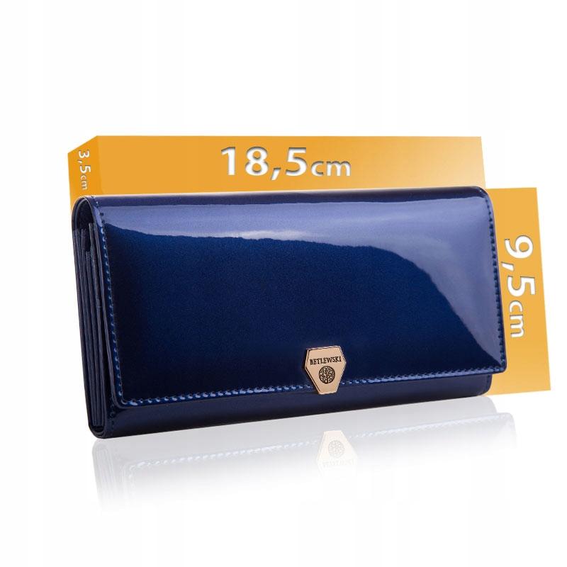 BPD-VS-100 NAVY Women' Wallet SHINY + CERTIFICATE