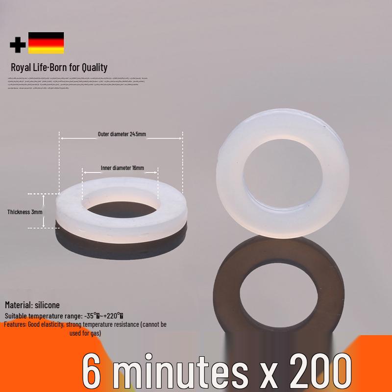 Силиконовая резиновая шайба 1 дюйм для водопроводных труб и счетчиков