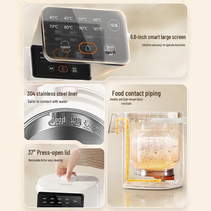 SUPOR 5L Smart Multi-Temperature Hot Water Dispenser CN plug (adapter included)