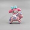 Аниме Фигурки Sanrio My Melody Cinnamoroll ПВХ Фигурка Действия Мультяшный Единорог Кукла Украшение Декор Торта Игрушки для Детей Рождественские Подарки