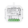 For Zigbee Relay 2x10A High Current DIN Rail Mounted Smart Life 240V PC Material for Retrofit Project