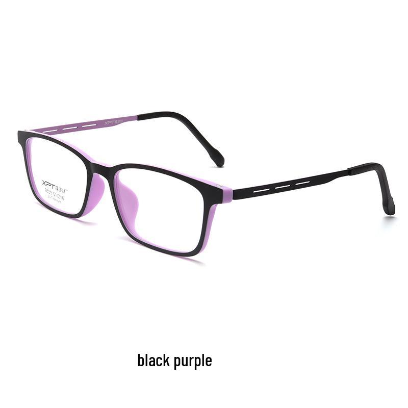 Danyang 9839XP Маленькая оправа Высокая мощность Очки для близорукости, Сверхлегкая резино-титановая мужская оправа для очков.