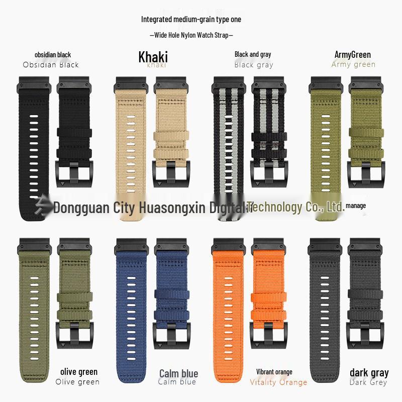 Нейлоновый ремешок Garmin с быстросъемными креплениями для Tactix 7 Pro/Fenix 8