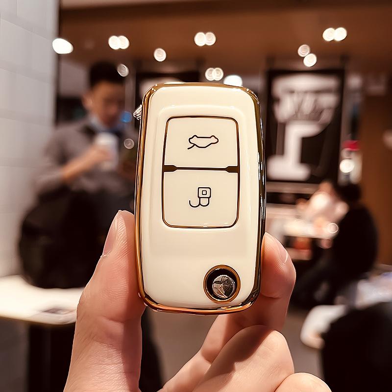 Чехол для автомобильного ключа Chery Jianghuai, автомобильный чехол для ключей с дистанционным управлением, пряжка