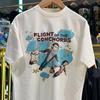 2007 FLIGHT OF THE CONCHORDS РЕДКИЙ ПРОМО ПОСТИРАННЫЙ Хлопок Белая Футболка S-5XL TT472 Унисекс Футболка