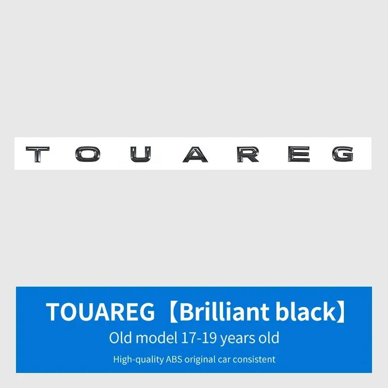 BHMTQ1 ABS Car letter Sticker For VW Volkswagen TIGUAN TOUAREG SAGITAR Logo 2016-2024 Decorative Rear Trunk Emblem Badge Sticker