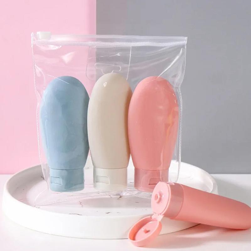 1/3Pcs Lot Travel Refillable Bottle Set Lotion Shampoo Shower Gel Tube Empty Cosmetic Liquid Container Portable Refill Tools