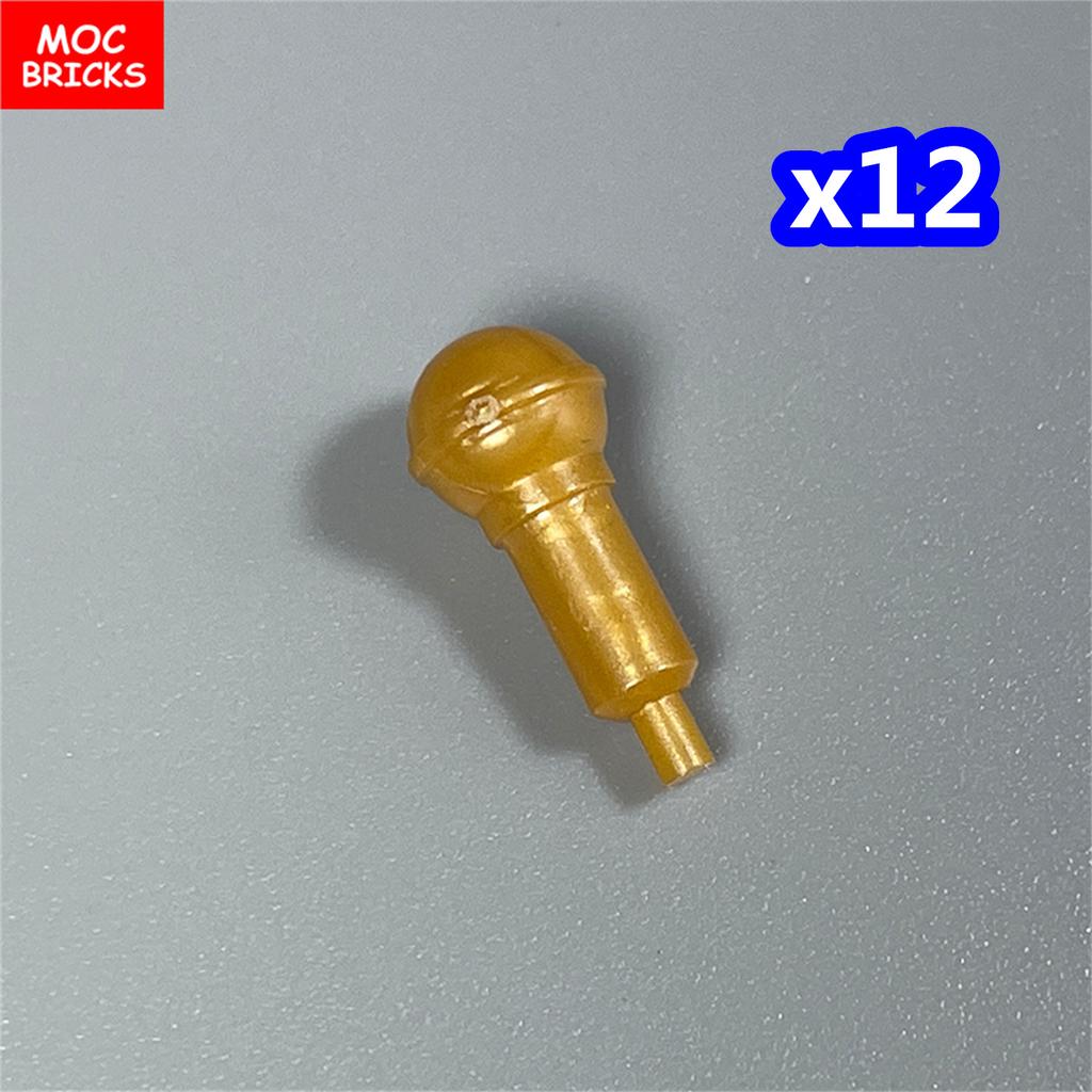 MOC Bricks Suona Horn Music Score Singer Saxophone Bass Figure Musical Instruments Educatinal Building Blocks Kids Girls Toys