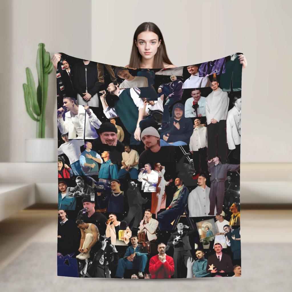 PIERRE GARNIER EVERY SECOND  Blanket  Camping Flannel Throw Blanket For Home Decor Soft Customized Quality Bedspread