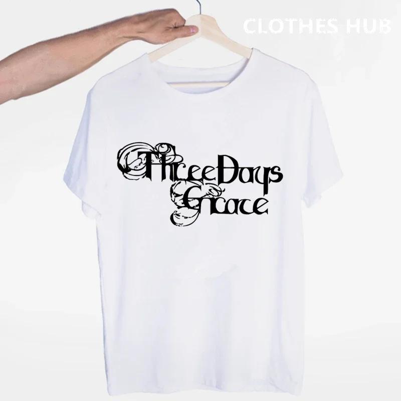 Three Days Grace Music Band T-shirt O-Neck Short Sleeves Summer Casual Fashion Unisex Unisex And Wo Unisex Tshirt Shirt
