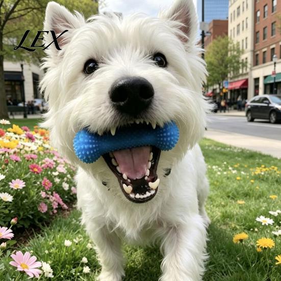 Dog Calculus Remover Tooth Brushing Helper, Pet Dental Prop Chewable Toy, Dual-Action Canine Oral Durable Chew Toy for Dogs Care Tool Cleaning Teeth,