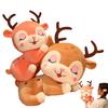 20-40 см Милая плюшевая игрушка в виде пятнистого оленя, мягкая подушка для лежания, мультяшные животные, мордочка, мягкая подушка для спящего лося, оленя, для девочек, рождественский подарок