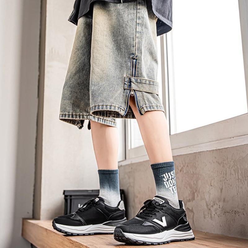 2025 Мода Мужские теннисные туфли Сетка Удобные Дышащие Повседневные кроссовки Низкие Нескользящие Износостойкие Кроссовки для бега Tenis