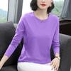 Long Sleeve Tees Shirt Women Thicken Plus Size Tops Casual Female Clothing Ladies Loose Round Collar Pullover Fall