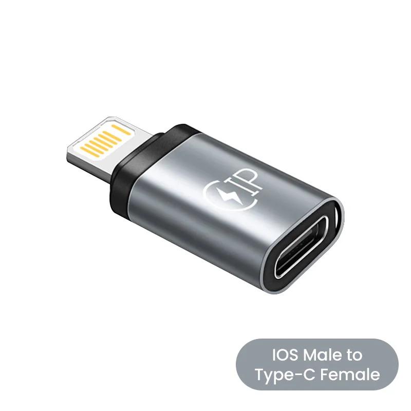 Адаптер 5В 2,1А iPhone (мама) к USB-C и Type-c к iPhone для передачи данных и зарядки телефона для iPhone 14/15 Pro Samsung Xiaomi