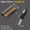 Triangle Head Screwdriver Bit Set Magnetic 1/4" Hex S2 Steel Security Triangular Screw Driver Bits Ratchet Wrench Hand Tools