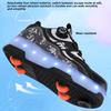 NEW LED Roller Skates Shoes with 4 Wheels Speed Skating Parkour Women's Sneaker with Wheels Children Sneakers Rollers with Brake