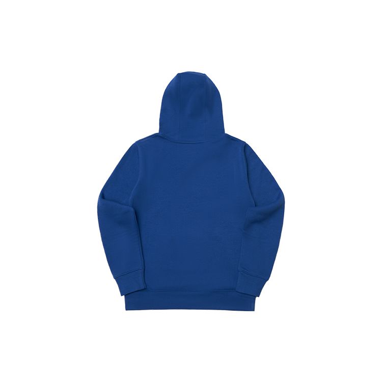 Nike Толстовка с капюшоном X MLB Collaboration Los Angeles Dodgers с принтом логотипа и круглым вырезом, длинными рукавами, детские толстовки с капюшоном темно-синего цвета 3Z3B7SBF8-LAD
