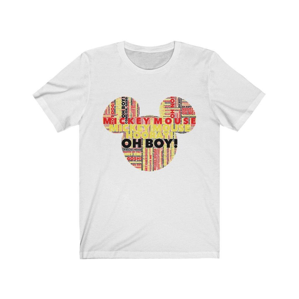 Disney Inspired Mickey Icon quote Unisex Jersey Short Sleeve Tee, mouse T-Shirt, mickey quotes shirt, Mickey icon tee, Disney inspired tee