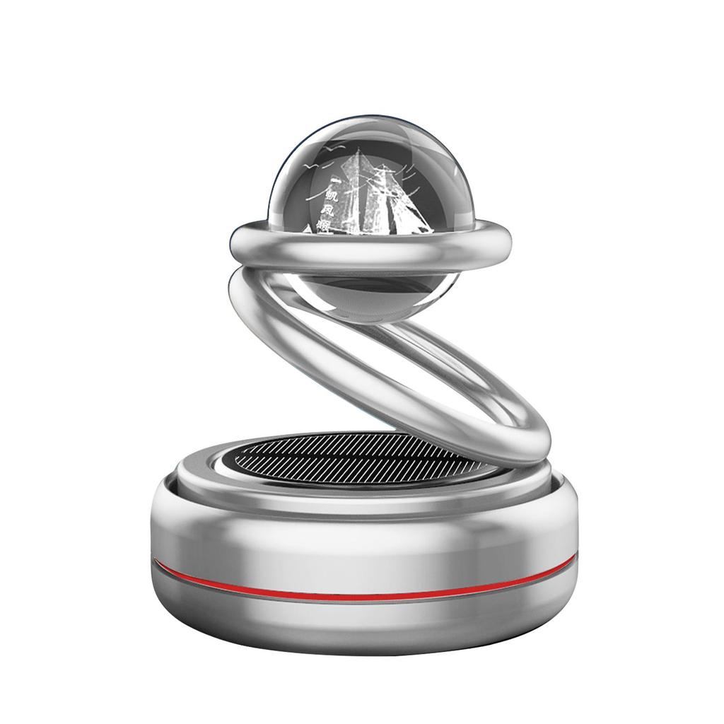 Автомобильный ароматизатор с солнечной энергией, межзвездный подвесной освежитель воздуха на 360°, аксессуары для интерьера, мужские и женские духи