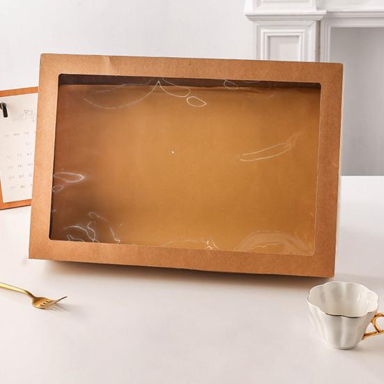 2 шт. ланч-боксы с ручкой для переноски маслостойкая прозрачная видимая крышка водонепроницаемый одноразовый контейнер одноразовый гофрированный