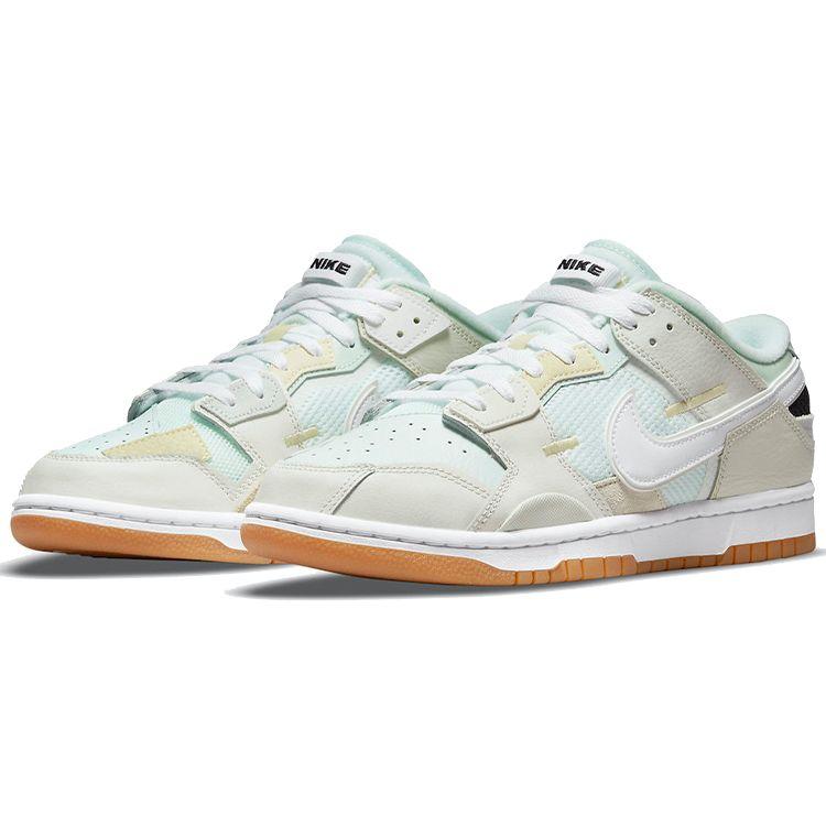 Nike Мужские кроссовки Dunk Low Scrap Sea Glass Green Sail White DB0500-100