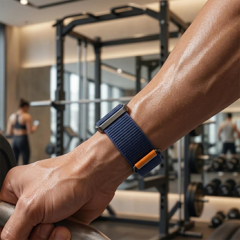 Регулируемый плетеный нейлоновый ремешок для Google Fitbit Air Мягкий дышащий спортивный ремешок Удобный браслет для фитнес-трекера