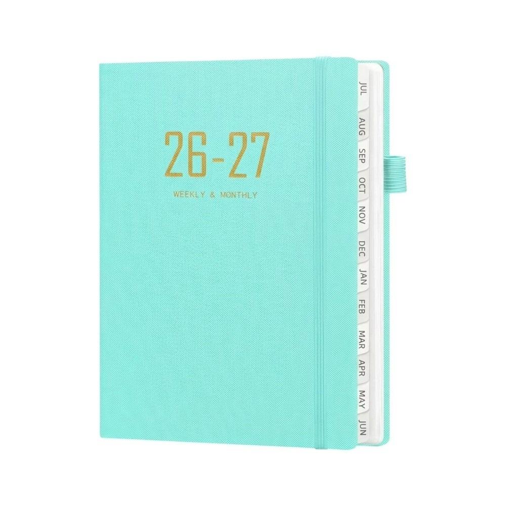 Daily Planning 2027 A5 Planner Notebook with Strap Daily Planner Fabric Notebook Office Stationery