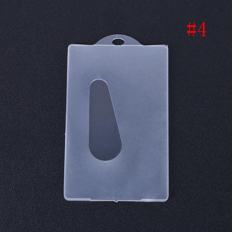 Прозрачный чехол для держателя бейджа из пластиковой карты