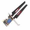 Сетевая карта WiFi 7260AC 2,4 ГГц 5 ГГц Bluetooth 4.0 1200 Мбит/с PCIe X1 Беспроводная сетевая карта с двойной антенной 10 дБи для ПК
