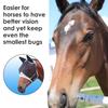 Adjustable Horse Fly Mask Professional Anti-Flyworms Mask Equestrian Horse Face Cover  Riding Gear