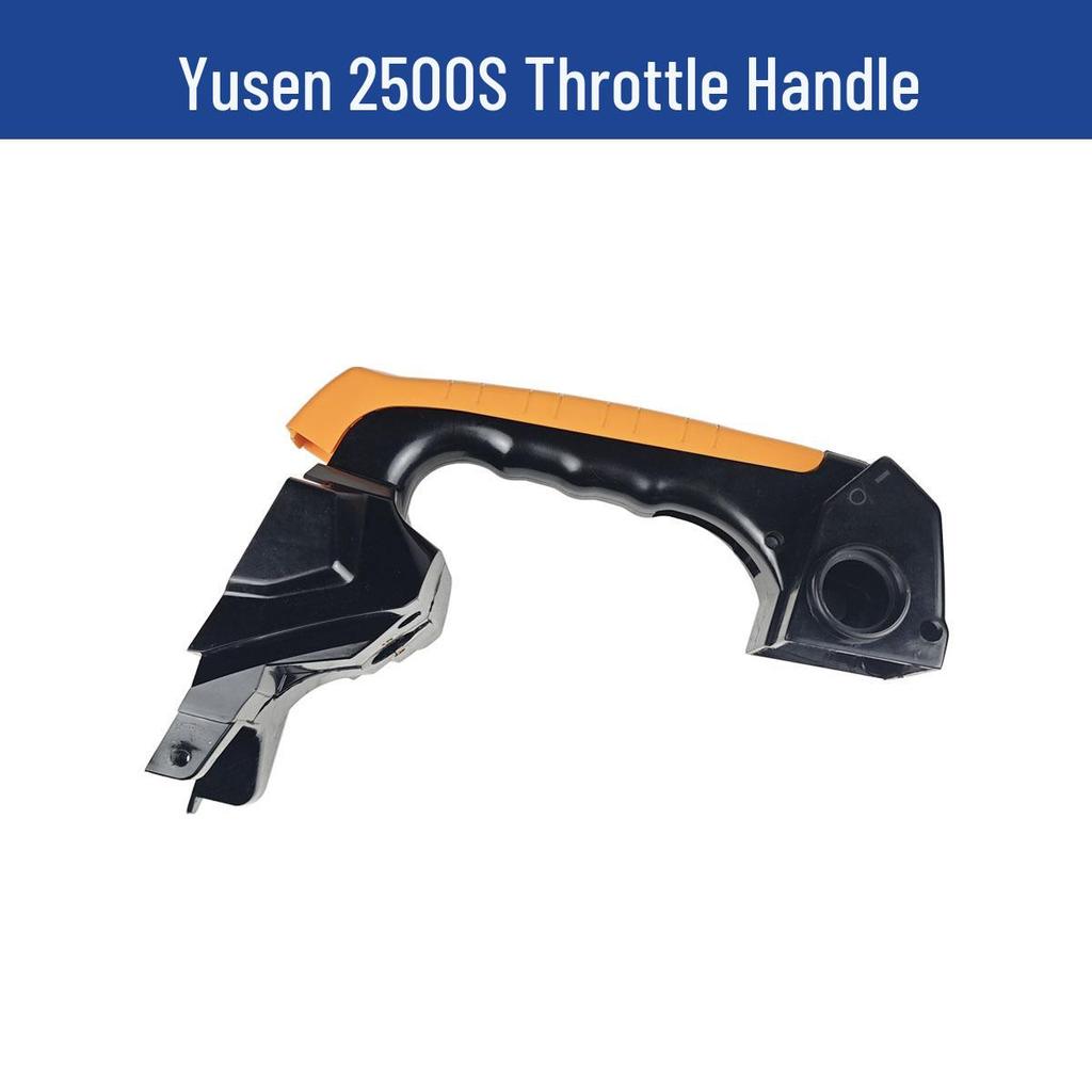 Запчасти для бензопилы Yusen 2500S: Цилиндр, Тормоз, Шнур стартера, Сцепление, Воздушный фильтр, Карбюратор.
